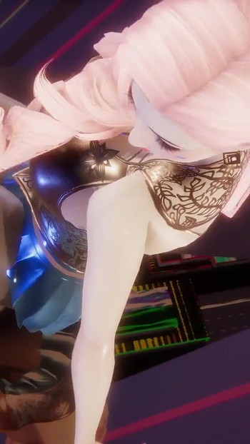 MMD Hyolyn - Attendez Séraphine Sexy, Kpop, danse de la Ligue des légendes, hentai non censuré 4K 60FPS | Clip 2