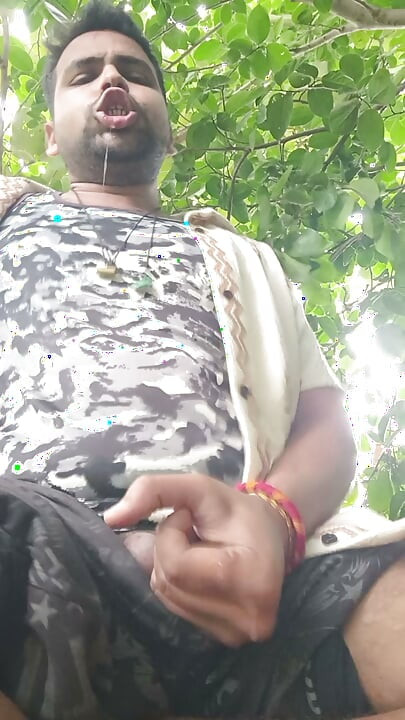 Alone in forest area so I decided to watch hot and sexy videos