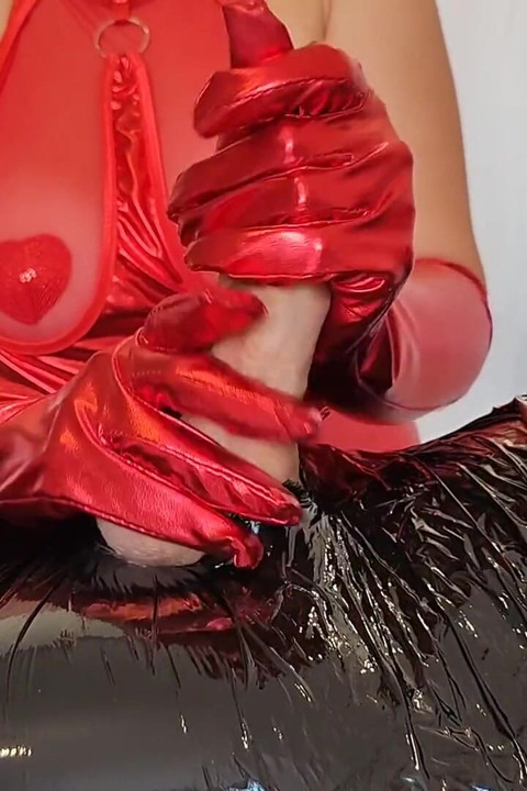 Mummified Again - Red Gloves & Double Ruined Orgasm