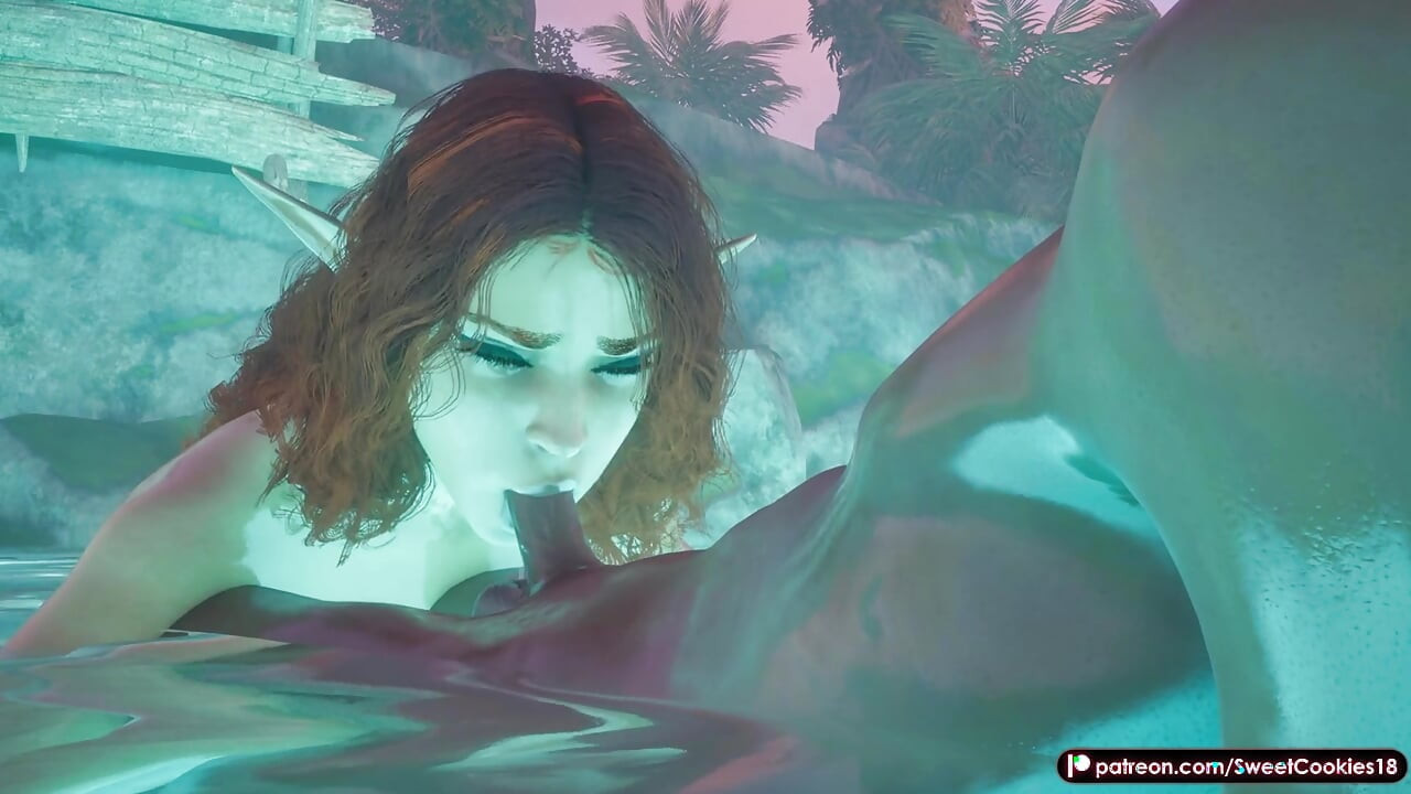 Elf Girl Sucks Cock, Gets Licked and Fucked Hard with Cum on Face & Body