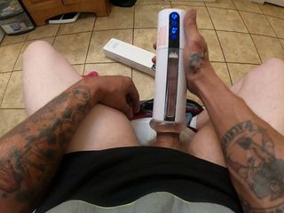 Using new sex toy