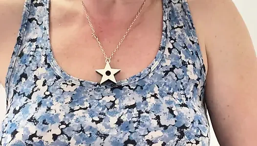 De-robing to try on new clothes whilst birthday shopping - filming fail!