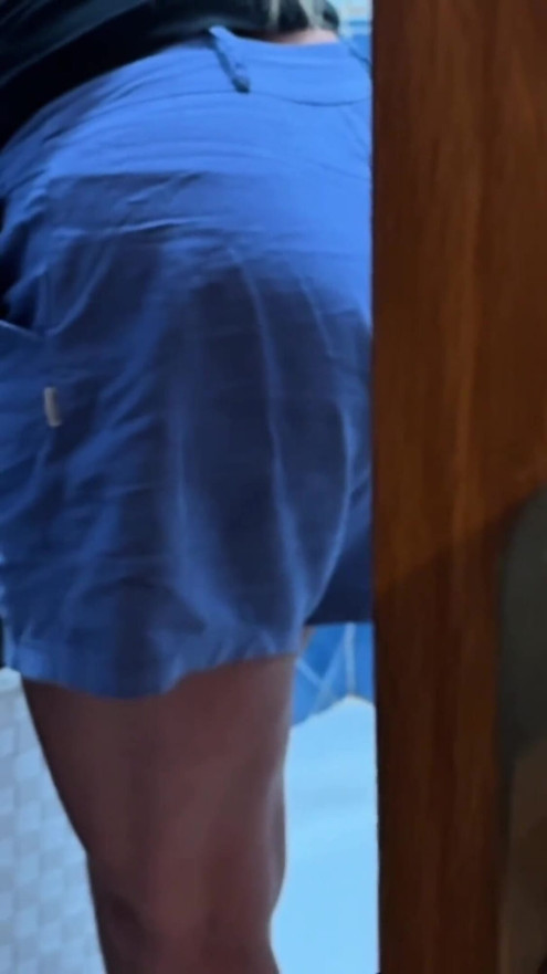 Door Left Open - Stepmom Pee Collection for Her Stepson