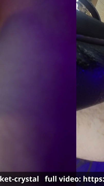 Fucking my kiiroo pocket crystal stroker | Clip 2