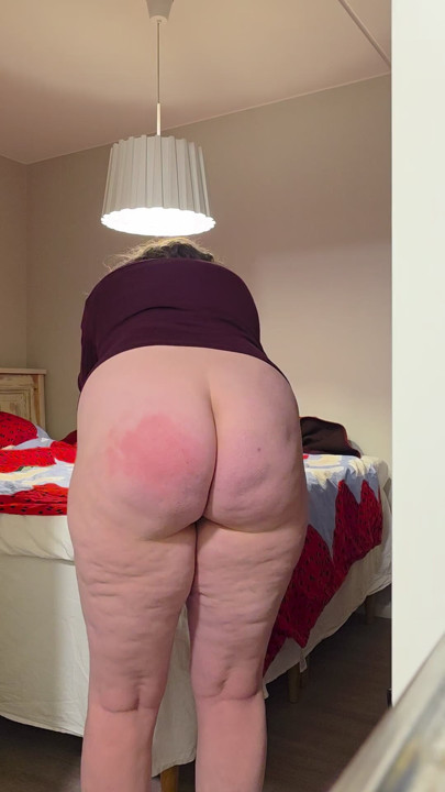 Told me to spank myself. I obeyed.