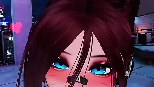 Lewdy catgirl gibt ihnen erstaunliche schlampigen toppy und wird nonstop besamt