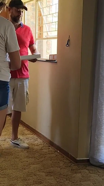 Must-see moment from "Cuckold i dared my wife to fuck the pizza guy"