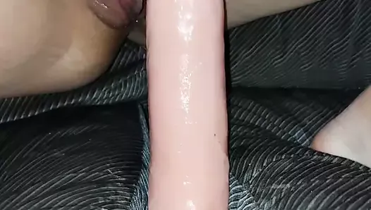 Pussy pumped and dildo fucked