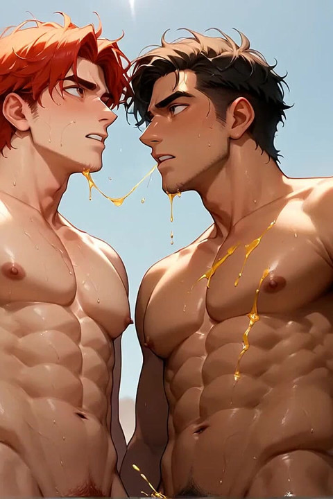Unleash the Gay Muscle Cumshot Storm in the Desert - the Greatest and Hottest XXX!