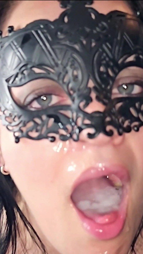 Amateur Milf Gets Drenched in Cum! She Swallows It All - Millie Fox | Clip 2