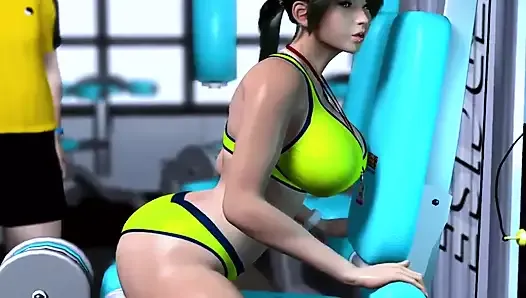 Entrenadora de chicas de gimnasio de grandes tetas - hentai 3d 12