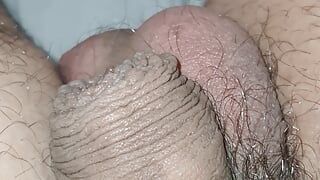 Step mom naked in bed get her white ass massaged by step son with small cock