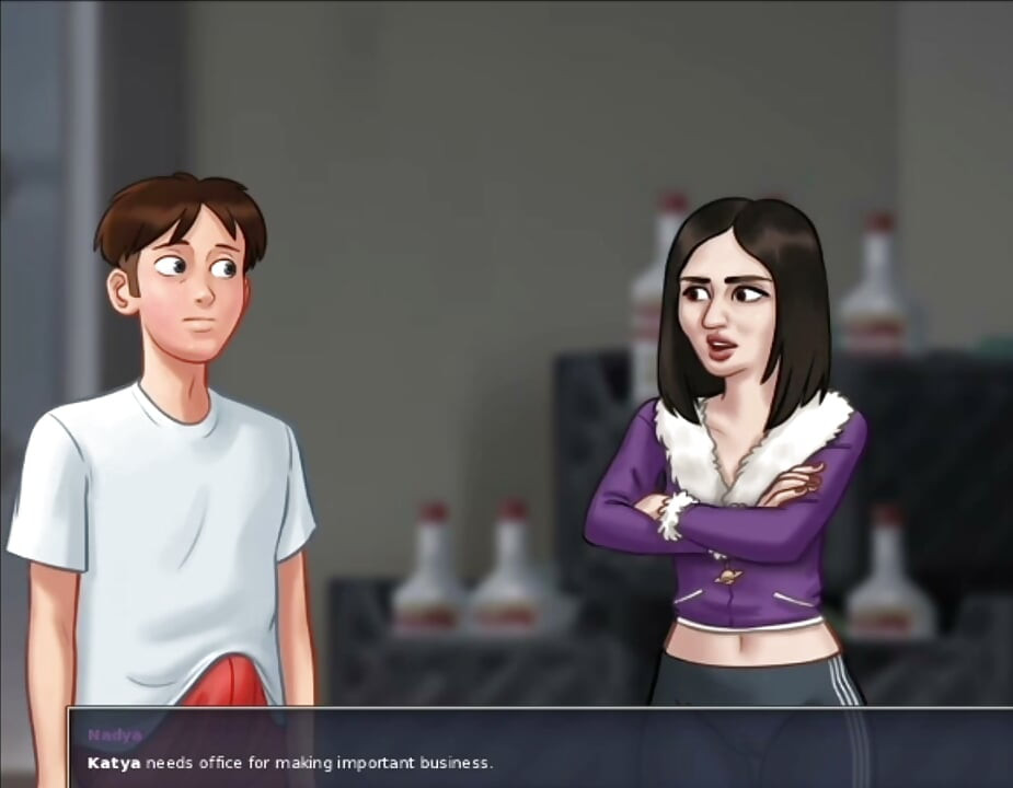 Factory worker girlfriend fucking inside office