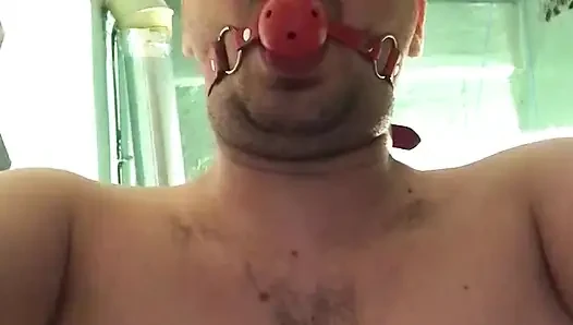 nipple clamps and gags in home
