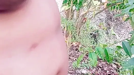 Side housewife  fuck in the jangol  in morning.Anal fucked .