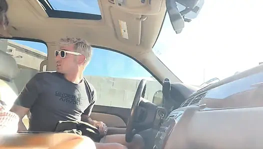 Hot Guy Caught Having Sex in the Driver's Seat