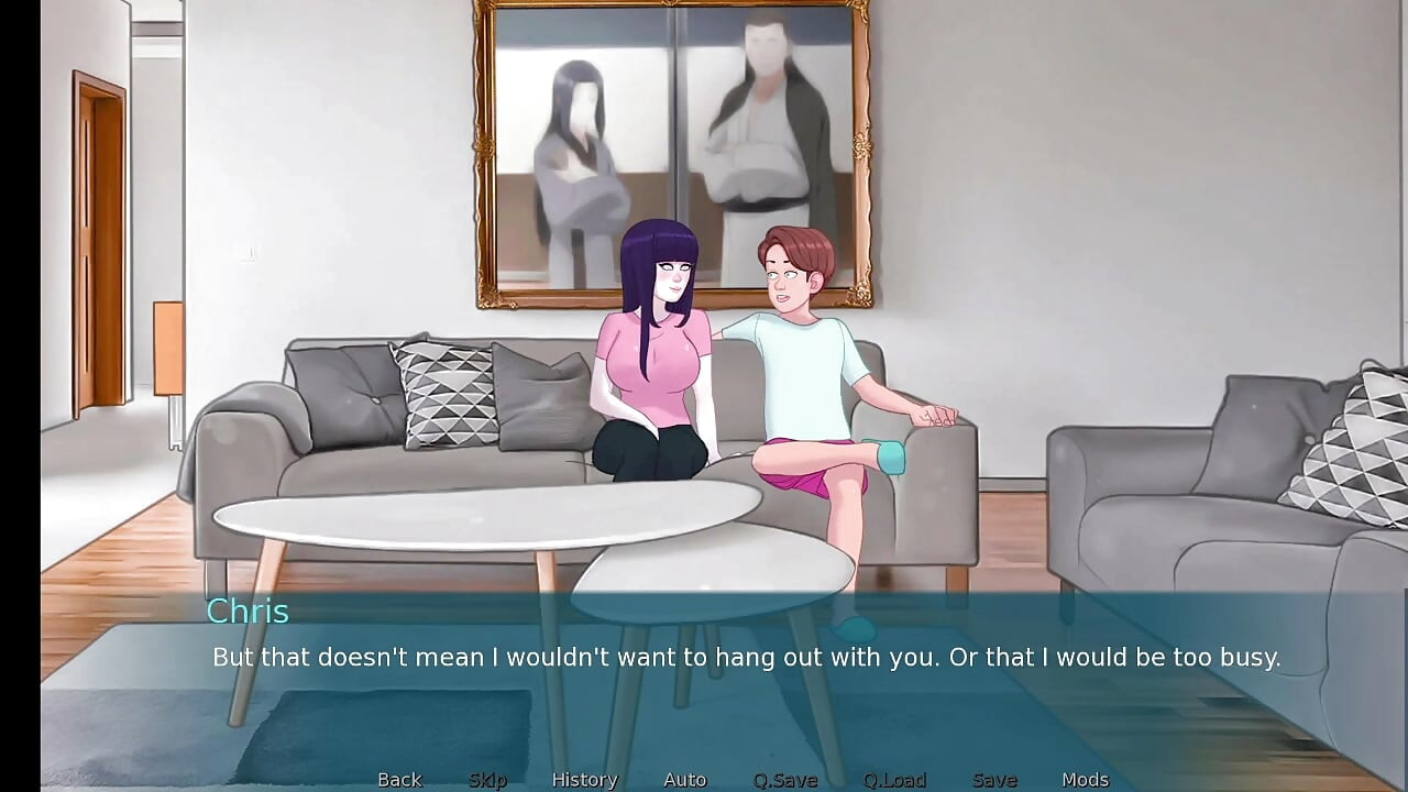 dabby and anon make hot romantic seen in summertime saga part 4