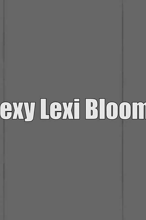 Sexy Lexi Bloom splattered in cum!