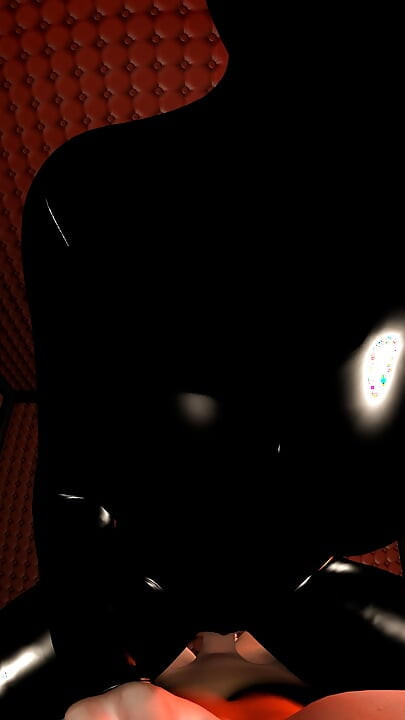 Black लेटेक्स में मालकिन - देखने का बिंदु काउगर्ल