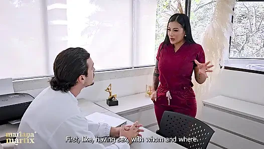 Испанский мужик с большим членом приходит к мне домой, чтобы уничтожить мою киску - Mariana Martix и Jimmy Bud..