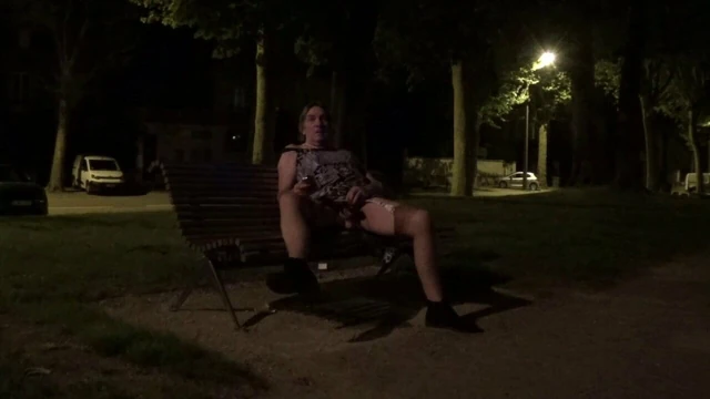 transgender travesti sounding urethral  lingerie outdoors 94