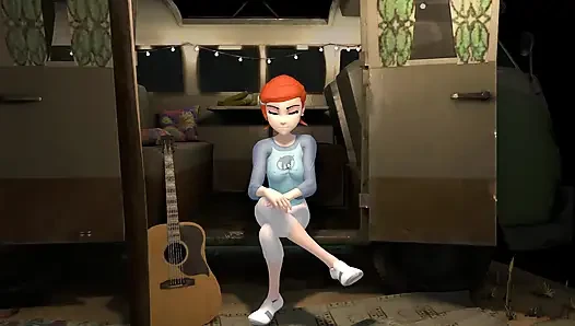 GWEN ТЕННИСОН НОГАМИ