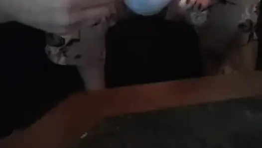 Birthday of a very slutty granny 62 years old