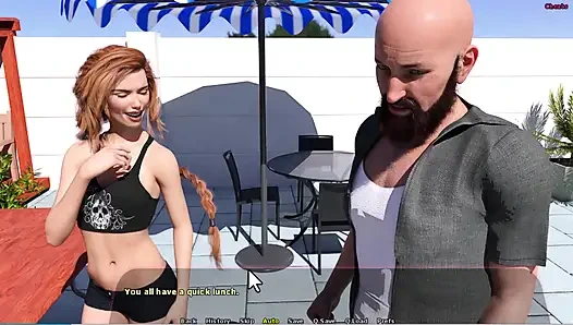 Haley Story # 11 - Haley gab johannes einen fußjob in der badewanne ... Diane und Johannes hatten einen Moment.