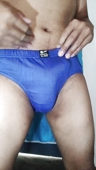 Big Cock Underwear Condom Masturbation