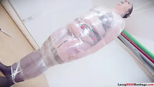 Laceys saran wrap Enigma: gefesselt für intensives vergnügen