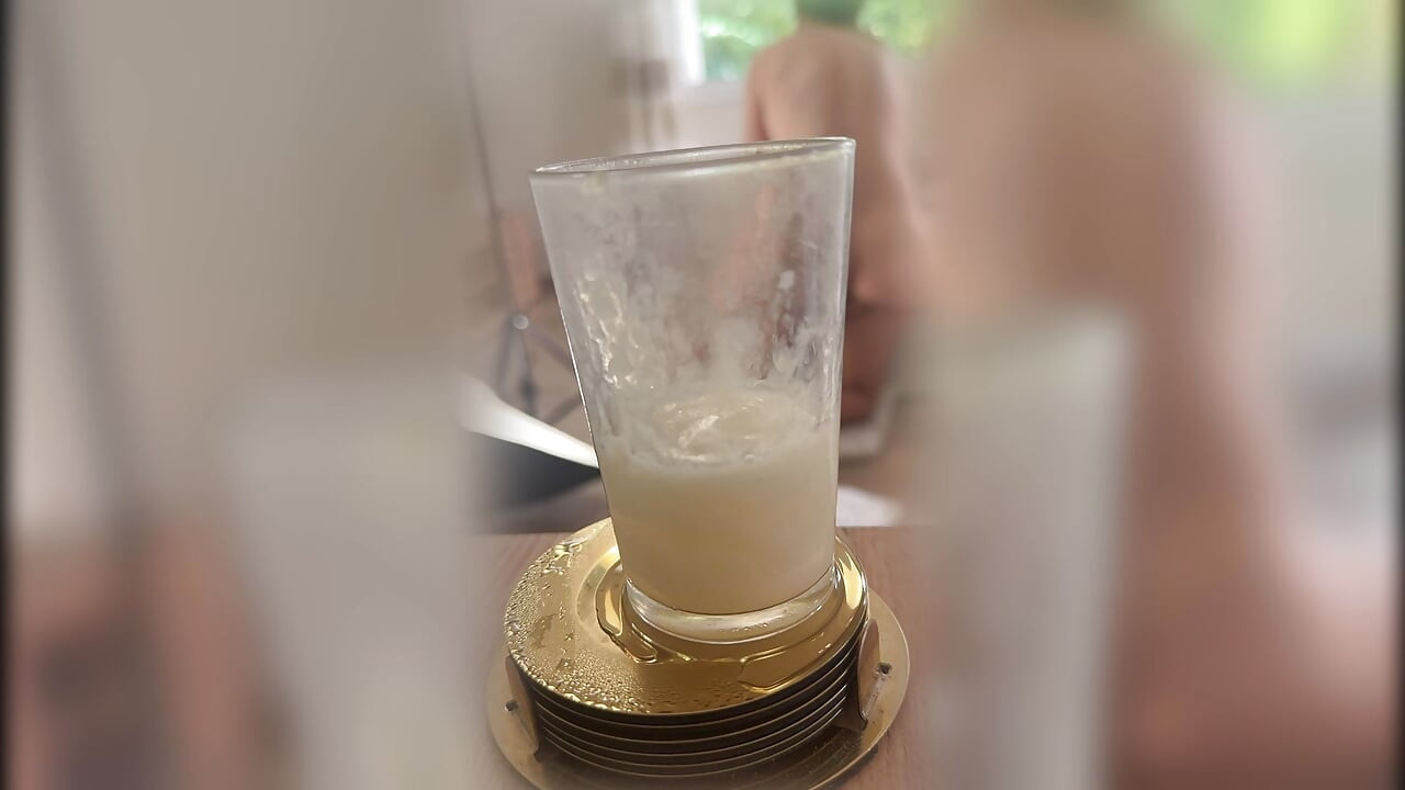 monster cock gokun for lady ana enjoy a cup of cum