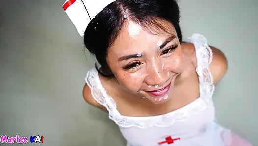 Asians Messy Facial Compilation