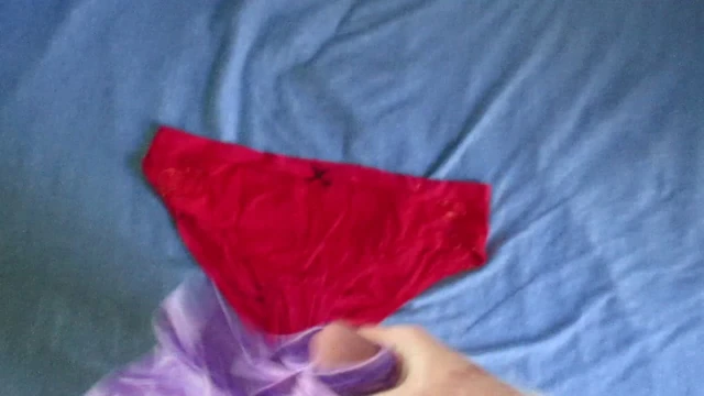 A morning jerk onto my panties