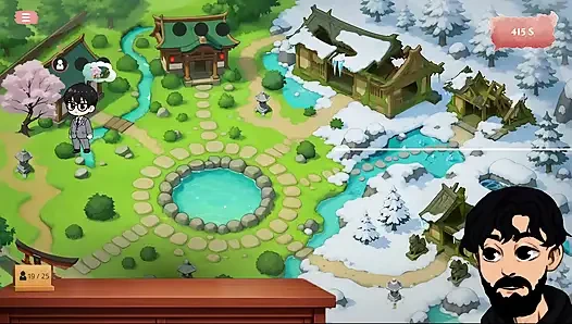 Monstergirls Onsen, hentai-spiel, wir mögen eine kalte geile milf teil 3