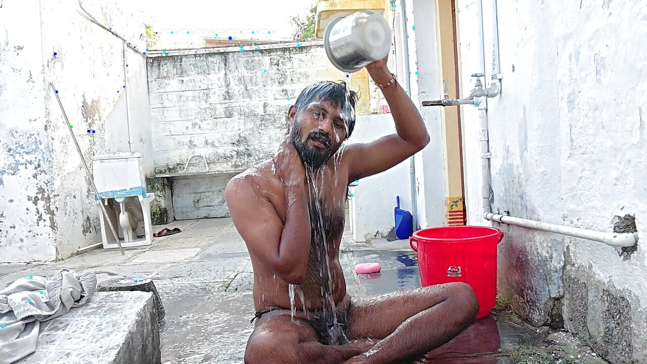 XHard - Outside Bathing Video Kumbha Manoj Kumar