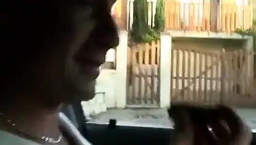 Wild French Babe Pleasing Two Cocks While Working in Kitchen