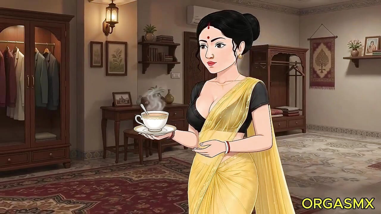 لقاء عاطفي في حمام ديسي ساخن مع زوجة القرية الحسية