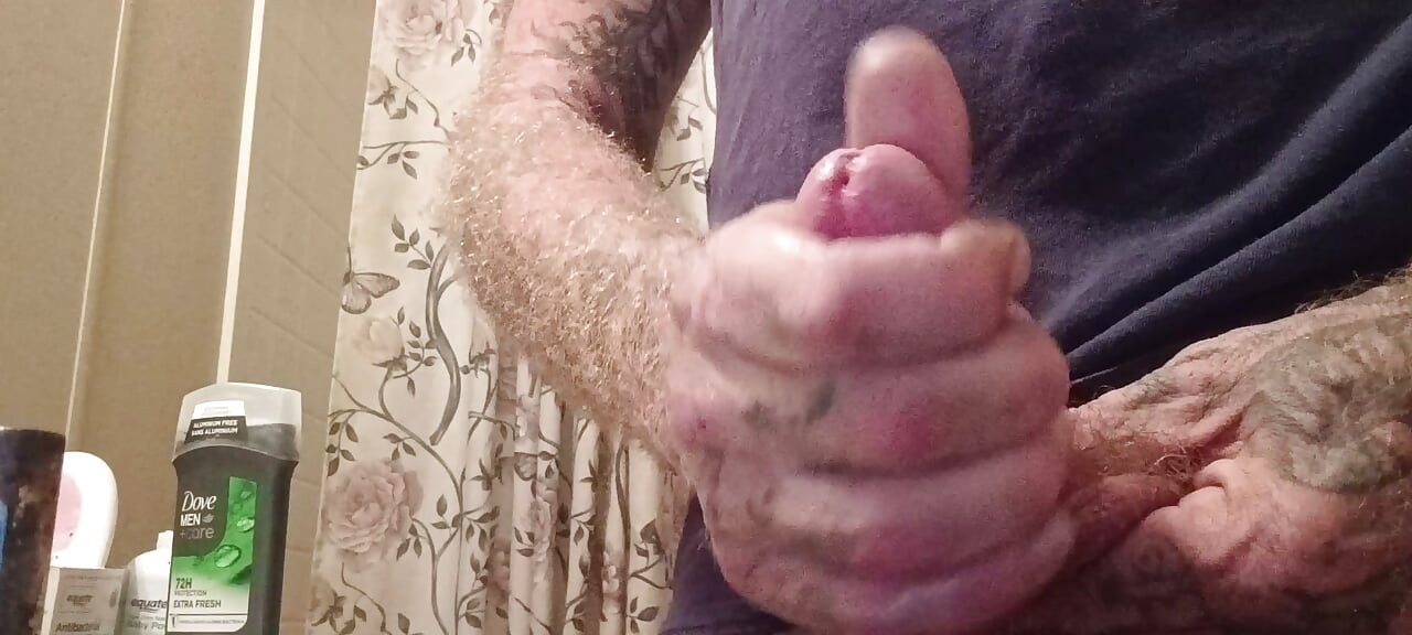 Daddy edging and releasing hot cum load