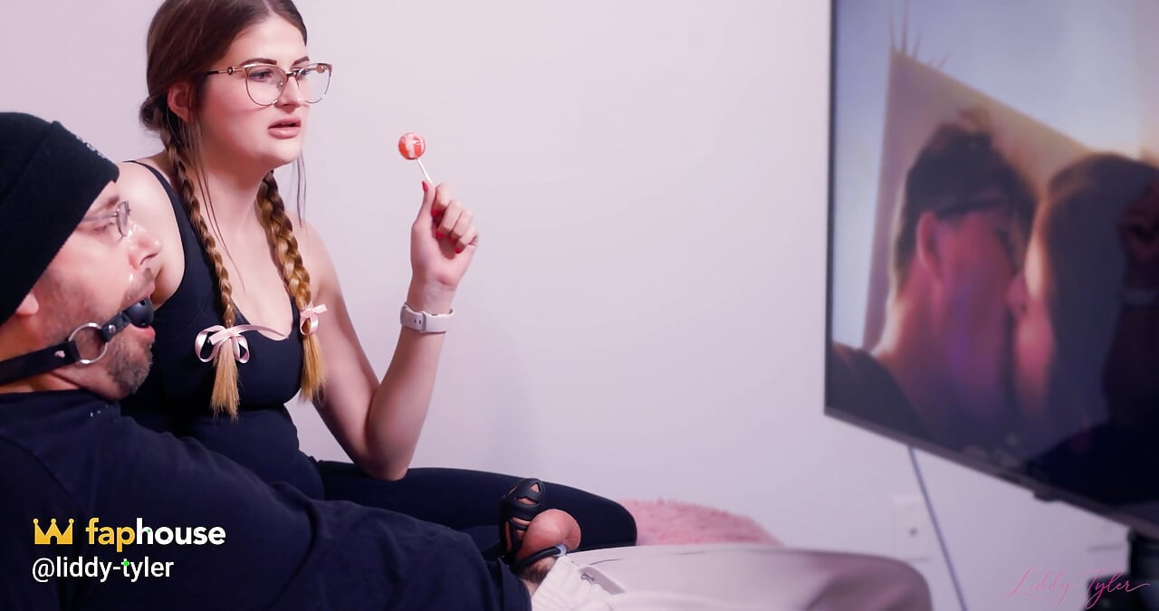 I Spit on My Chastity Cuck While He Watches Me Cheat