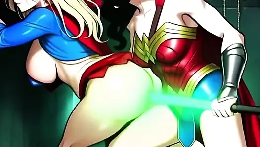 Supergirl Gets Tied Up And Penetrated!