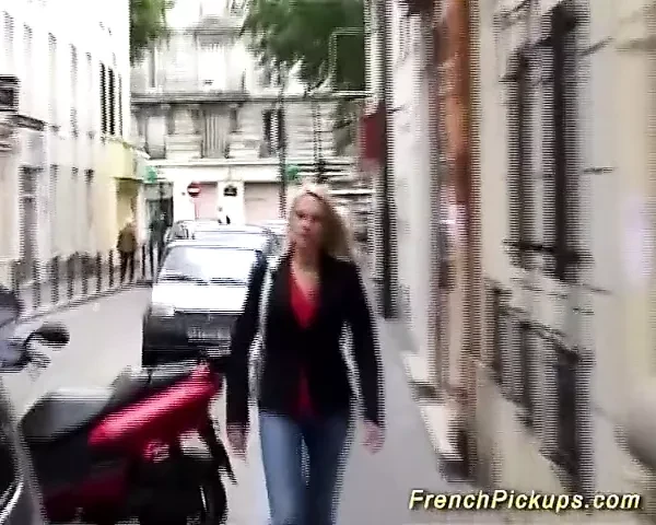 french teen picked up for first anal video