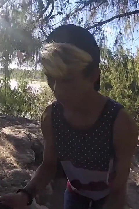 Boner Stroking at the Beach