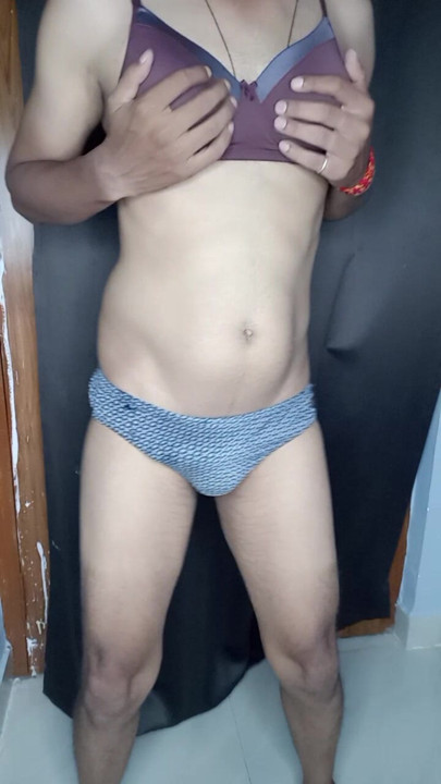 My long dick with bhabhi panty