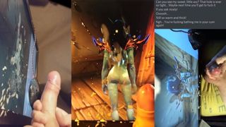 Sperma-Hommage an Künstler 3 (Void Elf World of Warcraft)