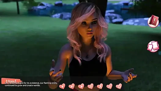 Ateşlilere yardım ediyorum #4 - Johanne bir ağaca bağlı olarak uyandı ve... Ona sakso çekiyor... Belle ve Stacy birbirleriyle oynamış.