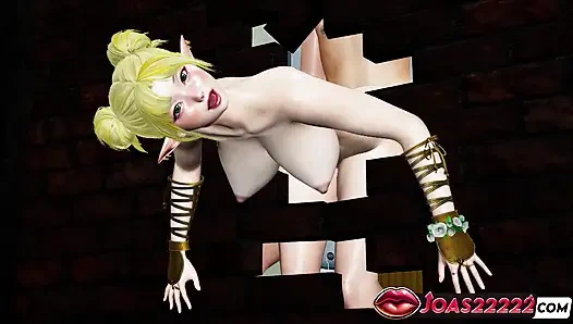 In wet blonde elf emy gönnt sich in seiten posen-sex mit enger muschi, gloryhole, doggystyle anal in missionarsstellung