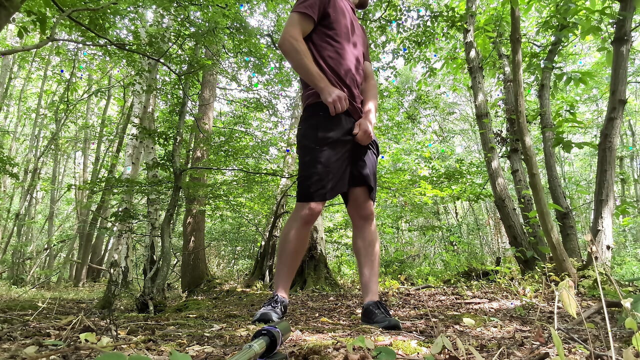 Walking into a sunny field naked