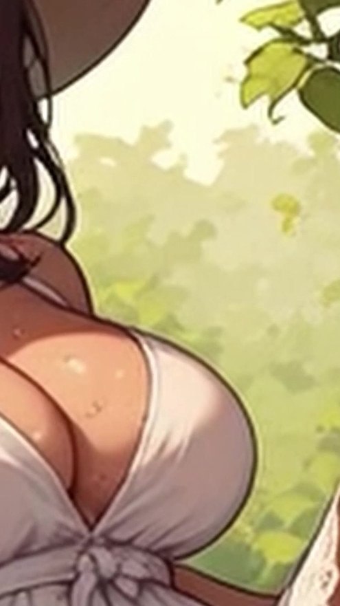Waifu Garden Lady POV - calcinha ao lado da penetração e close-up no banco (visualização) | Clipe 1