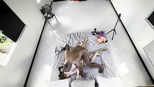TWO LESBIAN GIRLS SUCK AND FUCK EACH OTHER IN FRONT OF ME I FUCK THEM BOTH