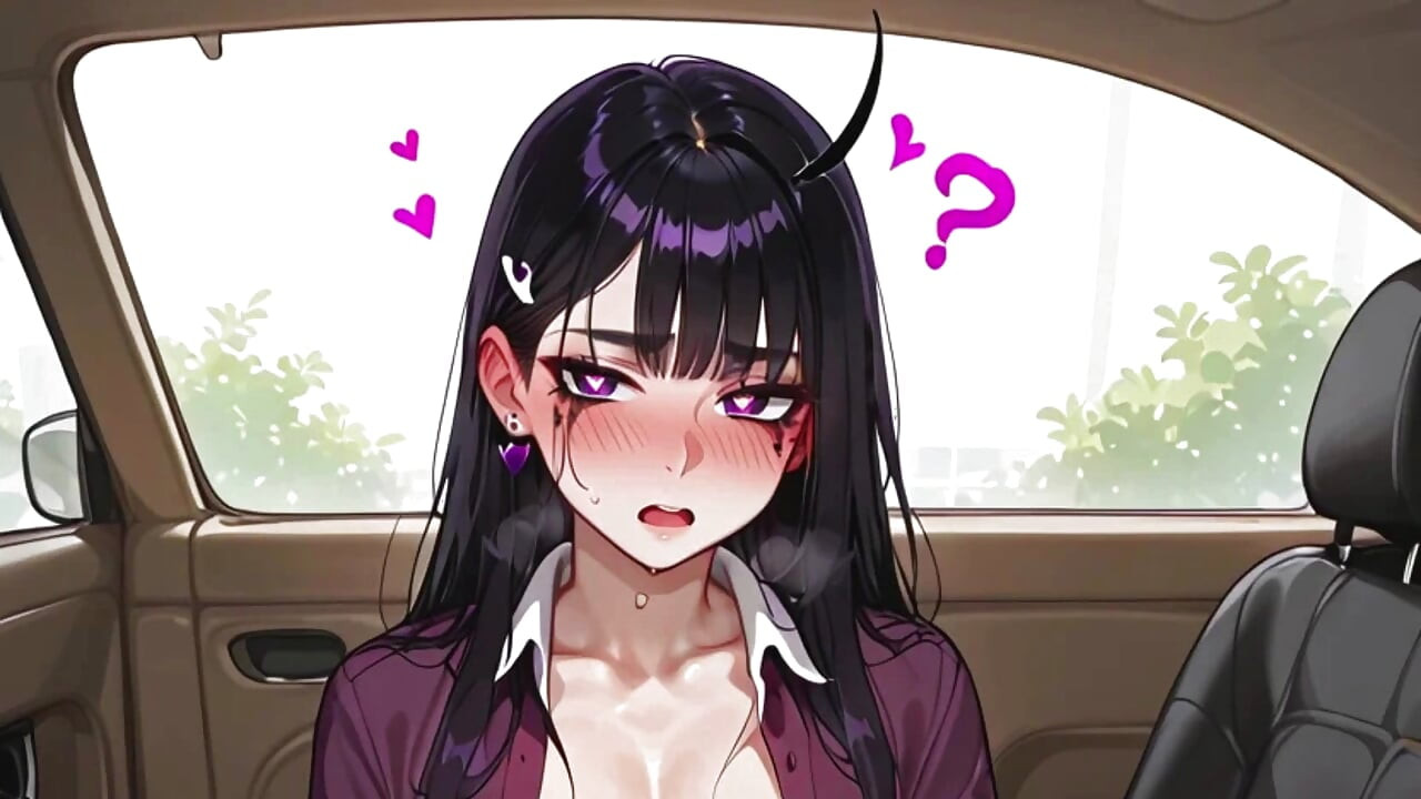 Goth Trans Femboy kunde inte motstå och satt på sin bästa väns kuk för första gången. Animering med Hentai Yaoi.